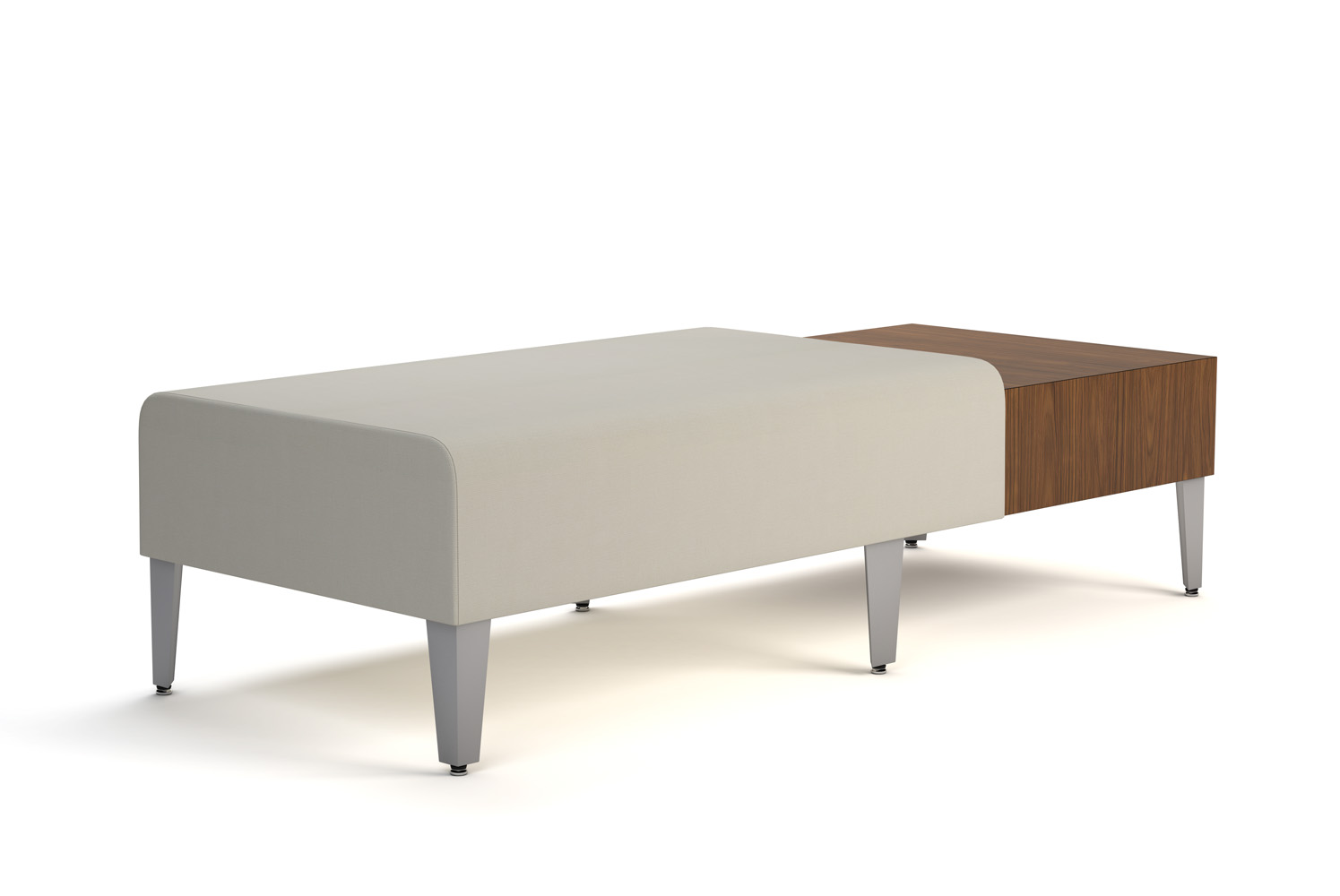 Malibu 2 seat Backless Modular with Online Table